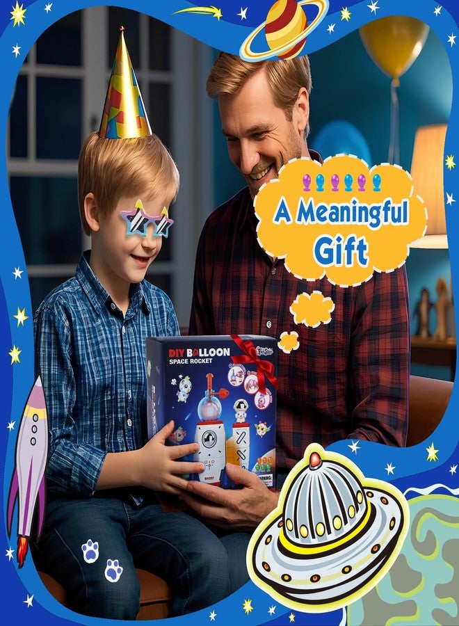 Zlshmoee 195PCS DIY Balloon Craft Kit for Kids - Space Magic Creative Balloon Toy Set with Pump, Stickers & Decorations, Fun Arts and Crafts Activity, Perfect Birthday & Holiday Gift for Boys & Girls - Image 4